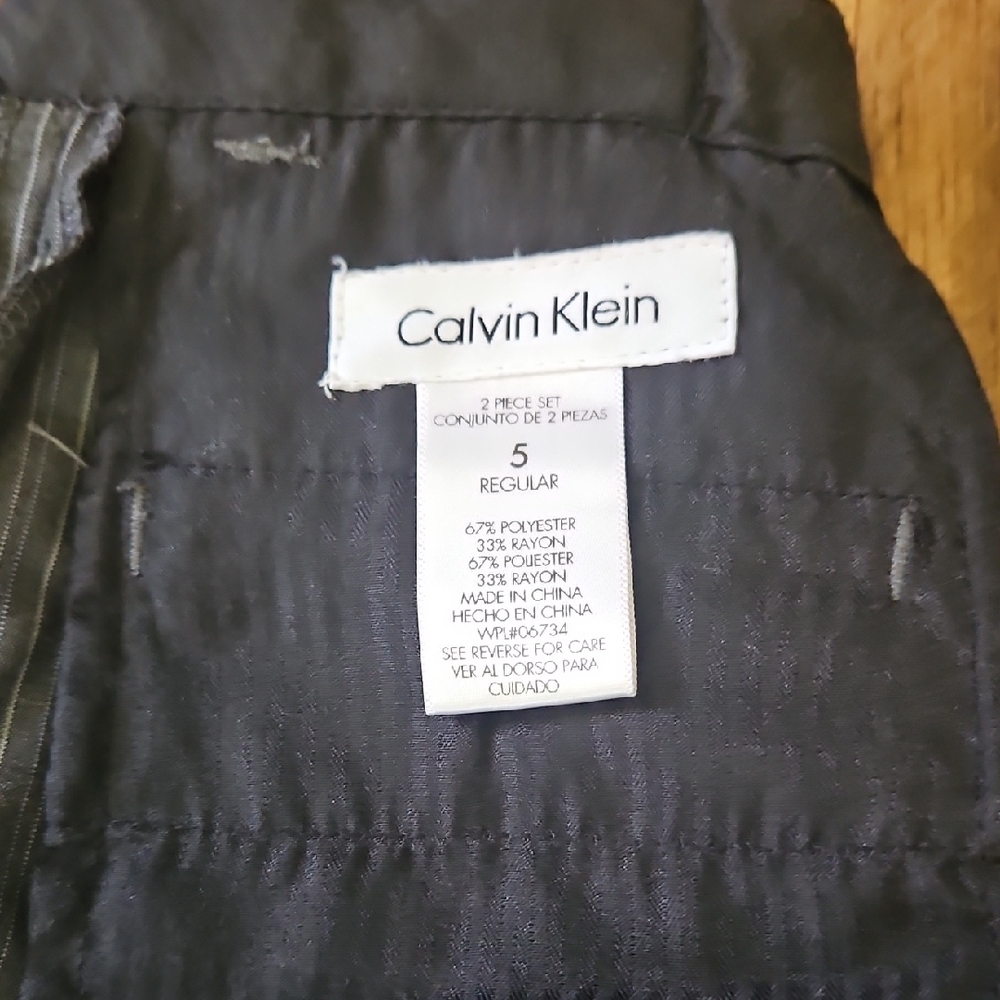 Calvin Klein Charcoal Trousers